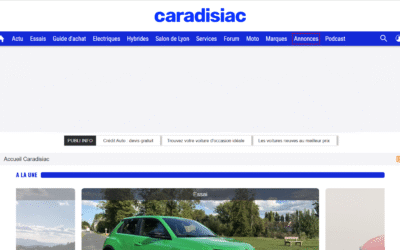 Caradisiac : l&rsquo;incontournable plateforme automobile française