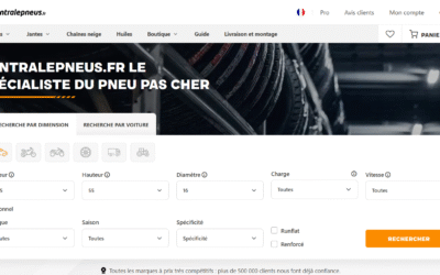 Centralepneus : tout savoir sur ce spécialiste français du pneumatique en ligne