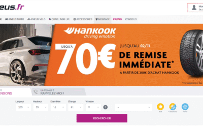 1001 Pneus : tout savoir sur ce géant français du pneumatique en ligne